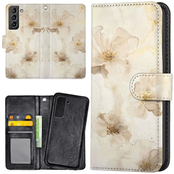 Samsung Galaxy S22 Plus - Lommebok Deksel Flowers