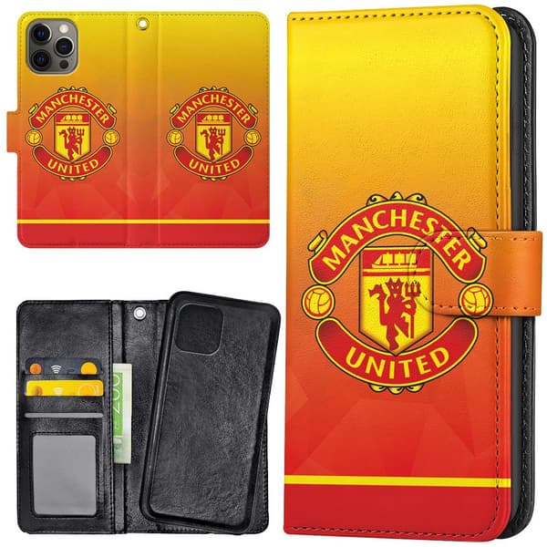 iPhone 15 Pro Max - Plånboksfodral/Skal Manchester United