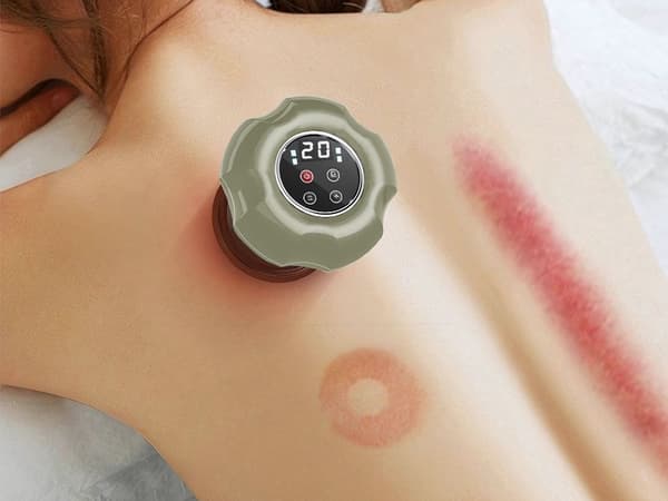 Koppningsapparat vakuum massage 12 nivåer grå