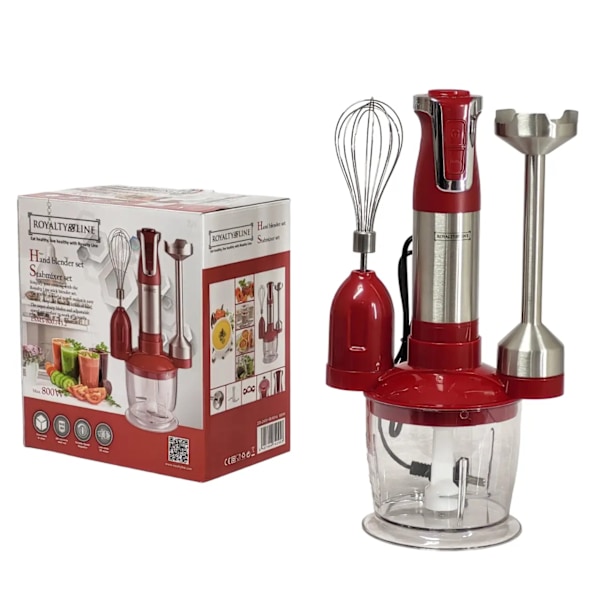 3-i-1 Handmixerset - Visp, Stavmixer & Hackare