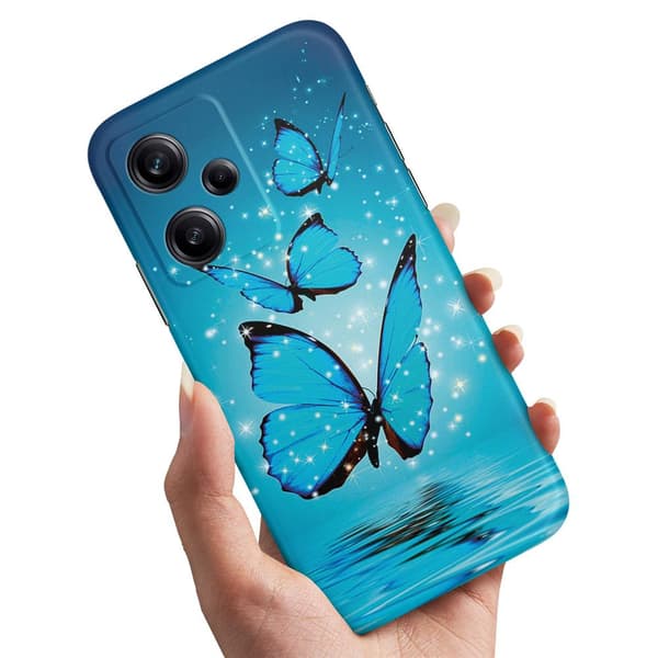 Deksel / Mobildeksel til Xiaomi Redmi Note 12 5G - Glitrende Sommerfugler