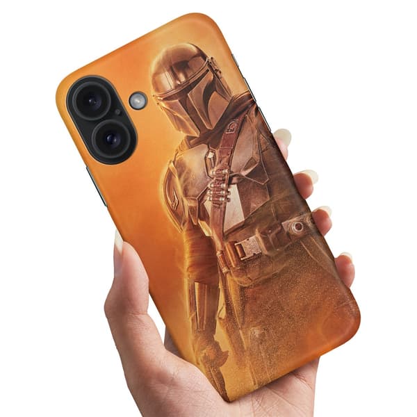 Deksel / Mobildeksel til iPhone 16 - Mandalorian Star Wars