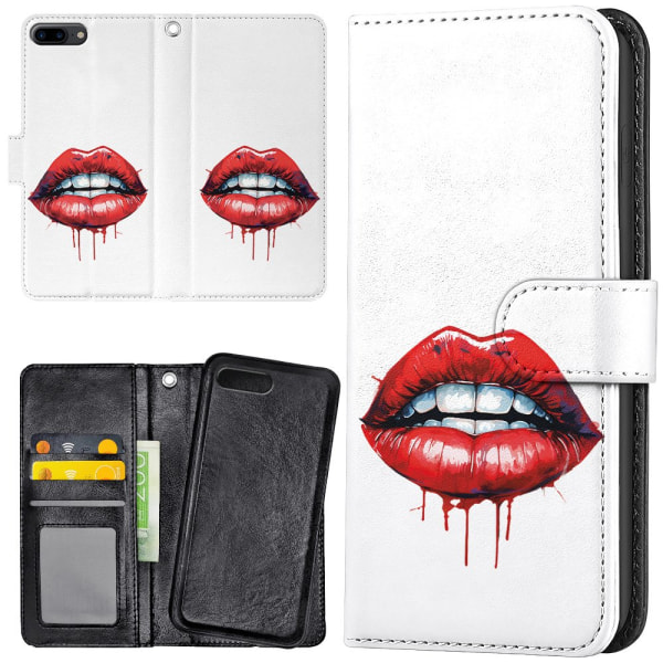 iPhone 7/8 Plus - Lommebok Deksel Lips