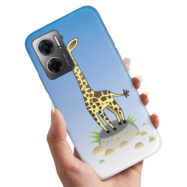 Xiaomi Redmi 10 5G - Skal/Mobilskal Tecknad Giraff