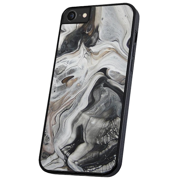 iPhone 16e/17e - Deksel/Mobildeksel Marmor