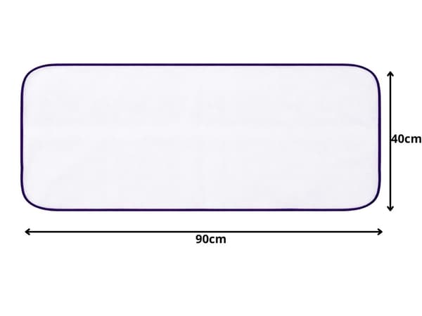 Strykskydd värmetåligt 90 x 40 cm