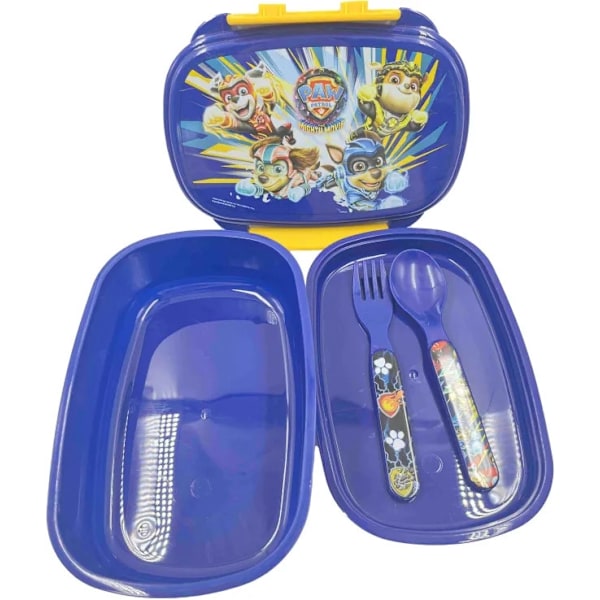 Paw Patrol Power Up matlåda med bestickset