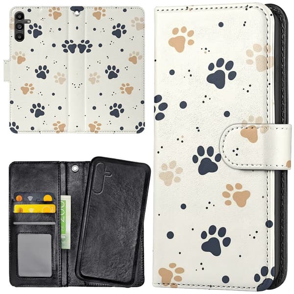 Samsung Galaxy S26 FE - Plånboksfodral/Skal Paws