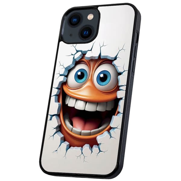iPhone 14/15 Plus - Deksel/Mobildeksel Emoji