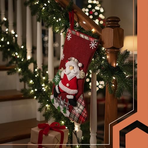 Julstrumpor 4-pack - Dekorativa motiv