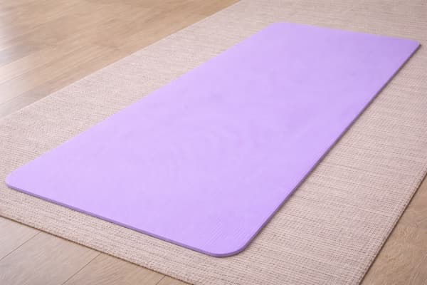 Yogamatta 170 cm tjock Lila