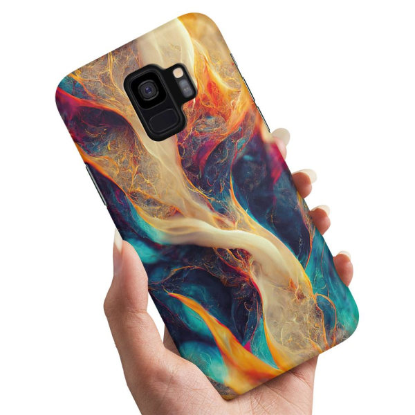 Samsung Galaxy S9 Plus - Cover/Mobilcover Abstrakt Mønster