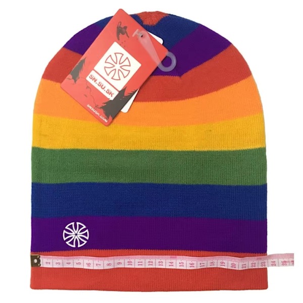 Mössa / Beanie - Regnbåge multifärg one size