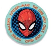 Spider-Man Web Head dekorativ kudde 35x35 cm i sammet
