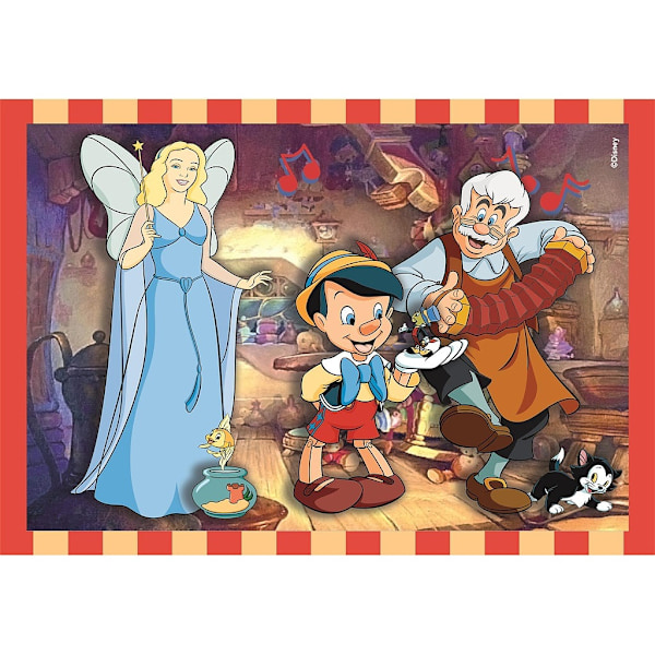 Disney Klassiska 4-i-1 Clementoni Pussel