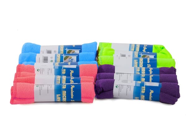Mikrofiberdukar / Rengöringsdukar - 12-pack