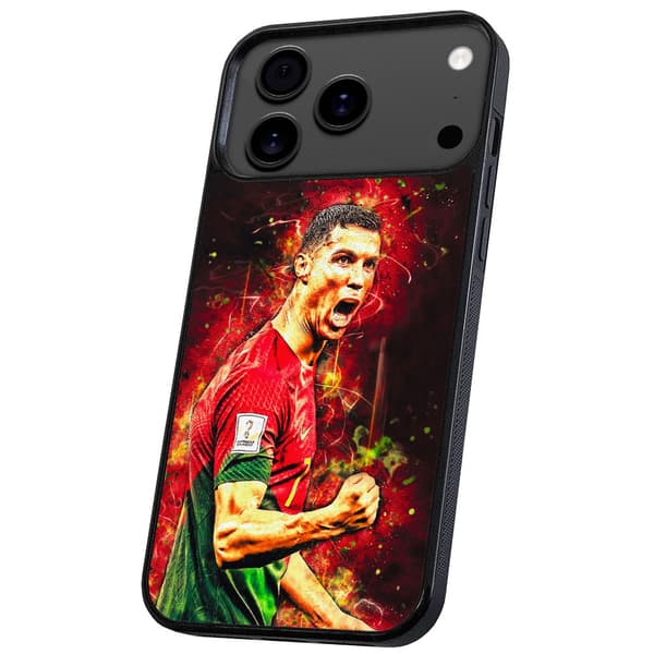 iPhone 17 / 18 Pro Max - Deksel/Mobildeksel Ronaldo