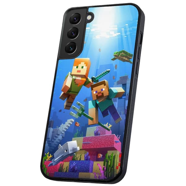Samsung Galaxy S21 Plus - Skal/Mobilskal Minecraft