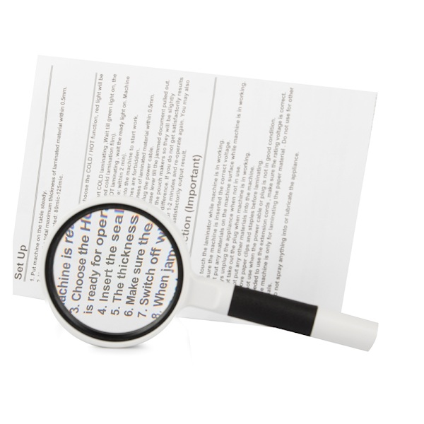 Förstoringsglas 65mm - Förstoring x6