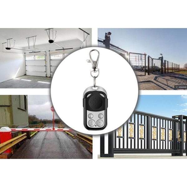 Universal Kodekloner - Fjernbetjening til garageport Black