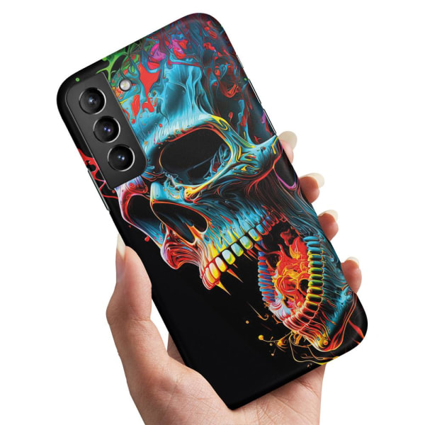 Samsung Galaxy S21 FE 5G - Cover/Mobilcover Skull
