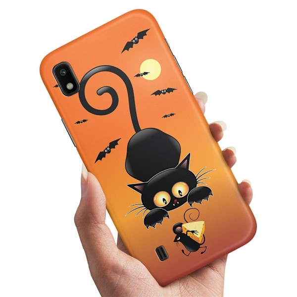 Samsung Galaxy A10 - Skal/Mobilskal Katt och Mus
