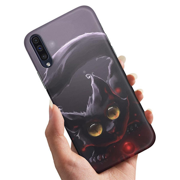 Huawei P20 - Skal/Mobilskal Svart Katt