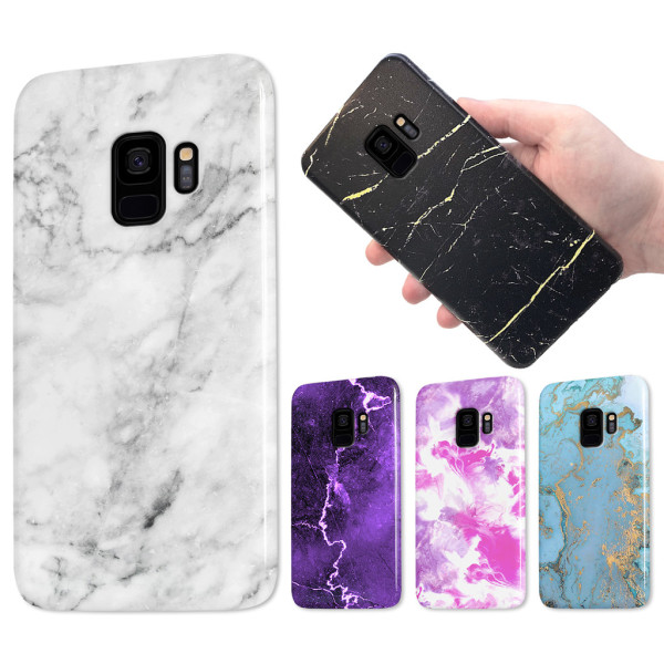 Samsung Galaxy S9 - Cover/Mobilcover Marmor MultiColor 36