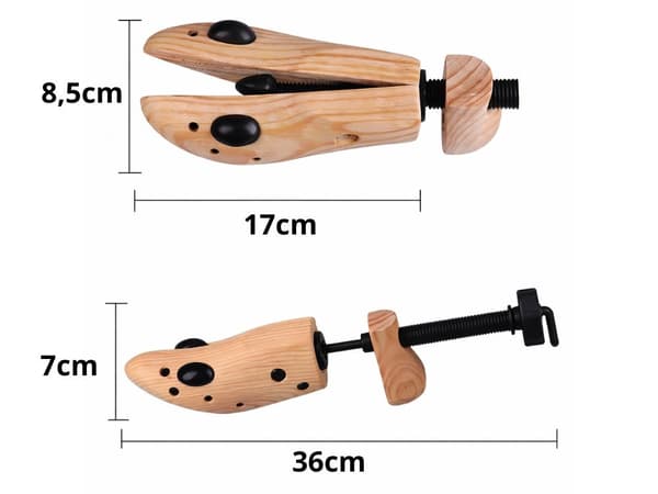 Skoblock trä justerbart 39-41