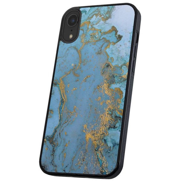 iPhone XR - Deksel/Mobildeksel Marmor Multicolor