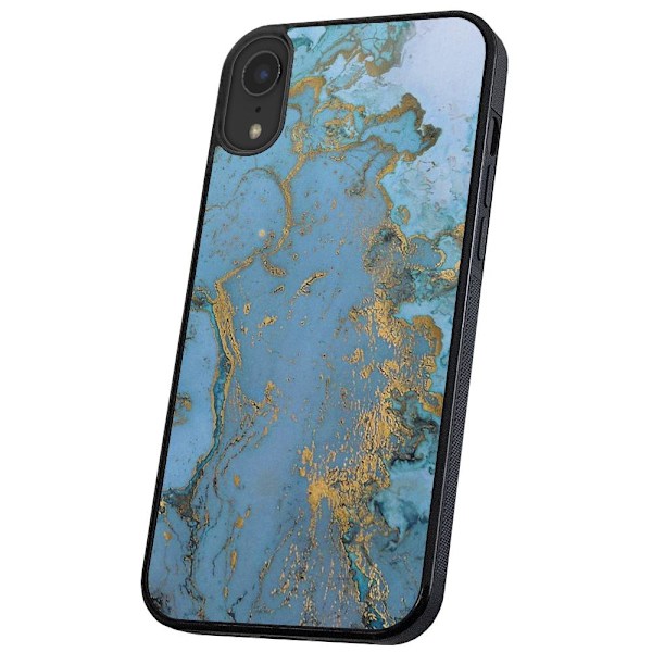 iPhone XR - Skal/Mobilskal Marmor multifärg
