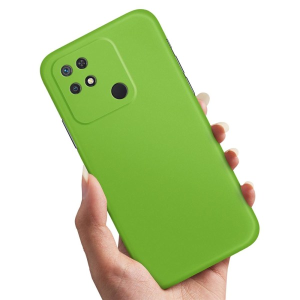 Xiaomi Redmi 10C - Skal/Mobilskal Limegrön