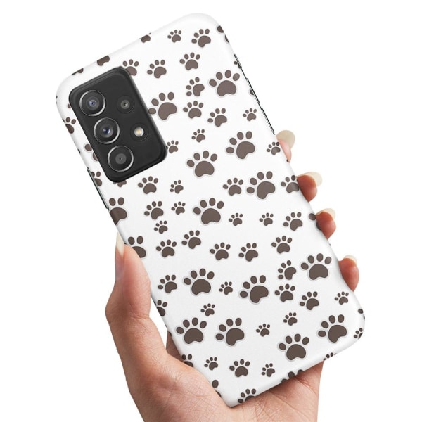 Samsung Galaxy A52/A52s 5G - Skal/Mobilskal Paw Pattern multifärg