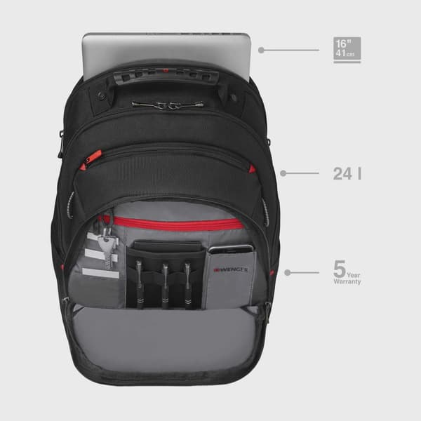 Wenger Legacy 16" Datorryggsäck Grå/Svart