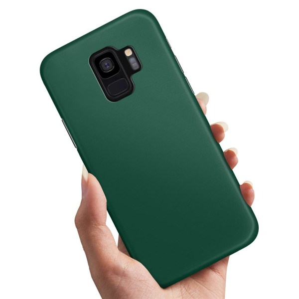 Samsung Galaxy S9 - Cover/Mobilcover Mørkgrøn Dark green