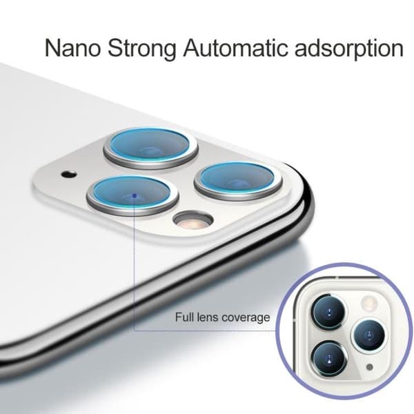 2 kpl iPhone 12 Pro Max - Näytönsuoja Kamera - Karkaistua Lasia Transparent