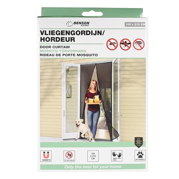 Dörrgardin magnetisk 100 x 210 cm