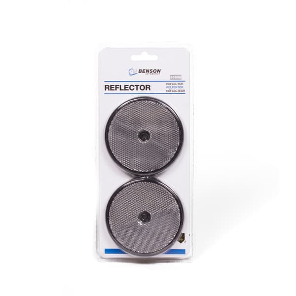 Reflektor rund vit 85 mm 2 st E4
