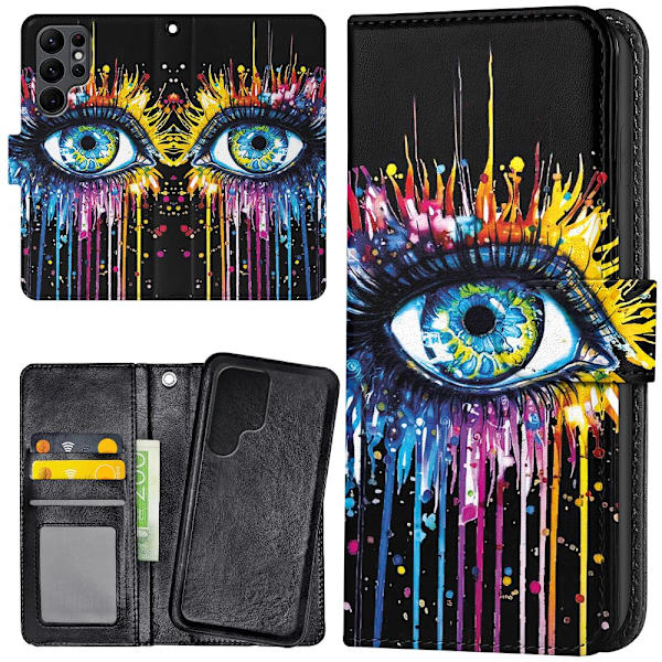 Samsung Galaxy S24 Ultra - Mobilcover/Etui Cover Rindende Øje