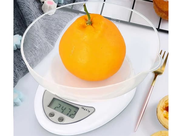 Köksvåg 5 kg - Digital våg med LCD-display
