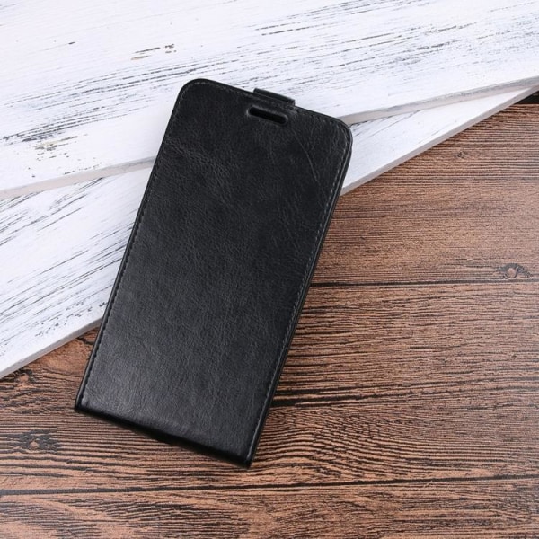 iPhone X / XS - Flip cover med kortslot - Sort Black