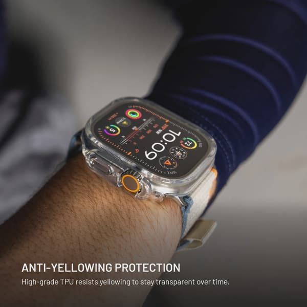 FIXED PURE Skyddsfodral och glas för Apple Watch 49 mm