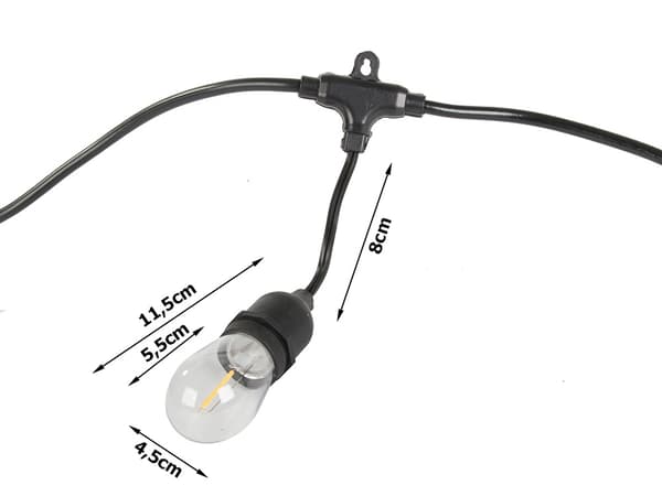 LED Girlang - Solcell - 10-20m 15m