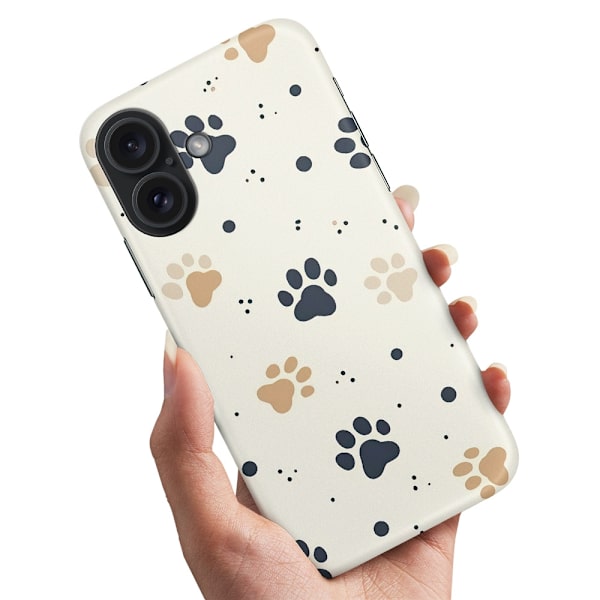 Deksel / Mobildeksel til iPhone 16 Plus - Paws