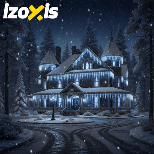 Utomhusbelysning 500 LED - 22,5 m kallvit