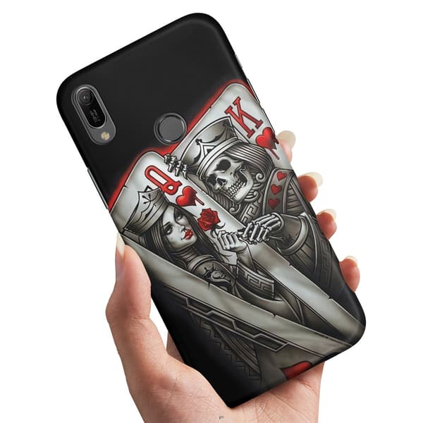 Deksel / Mobildeksel til Xiaomi Redmi Note 7 - King Queen Kortstokk