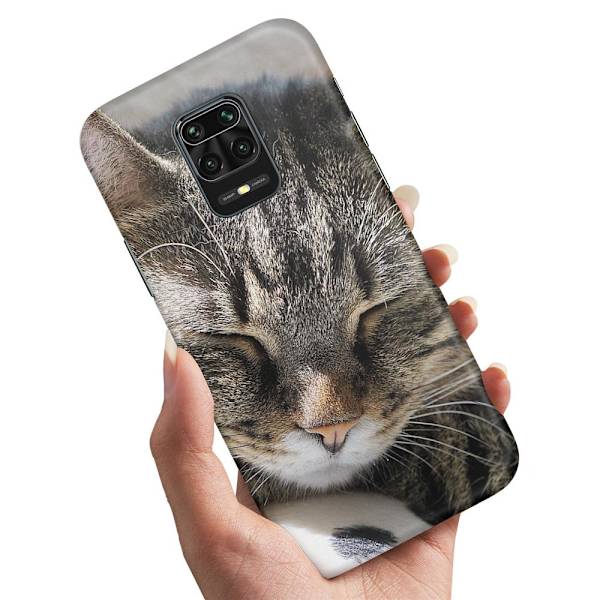 Cover / Mobilcover til Xiaomi Redmi Note 9 Pro - Sovende Kat
