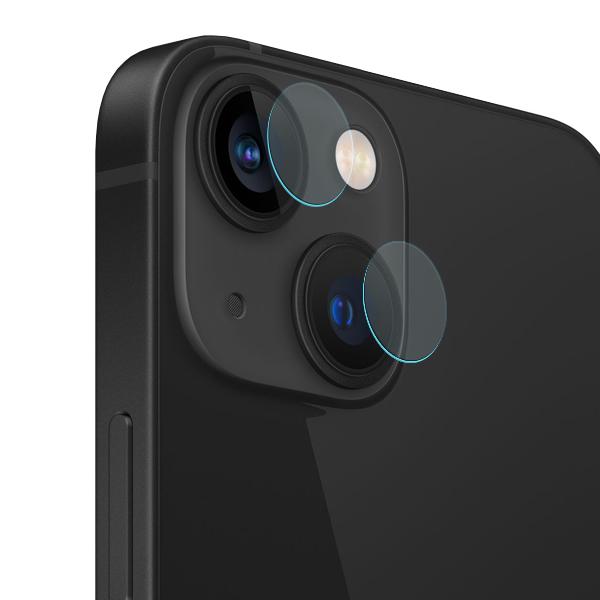 2 stk iPhone 13/13 Mini - Kamera Skærmbeskytter - Hærdet glas Transparent
