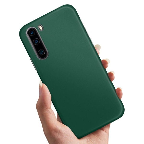 OnePlus Nord - Cover/Mobilcover Mørkgrøn Dark green