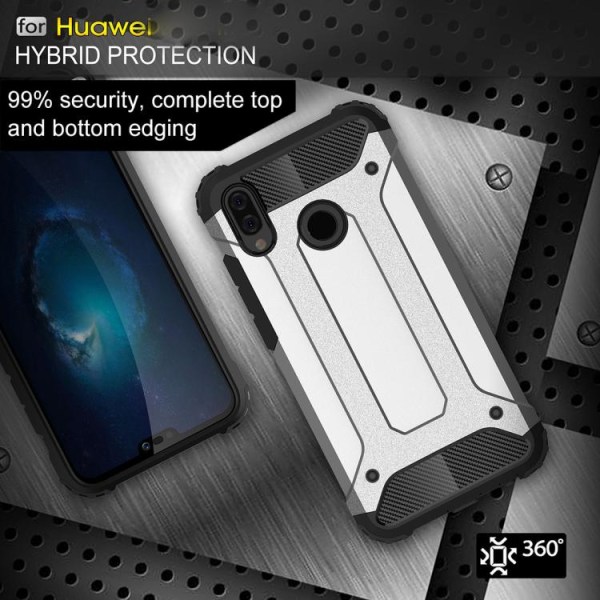 Huawei Y6 (2019) - Cover/Mobilcover - Hård Silver